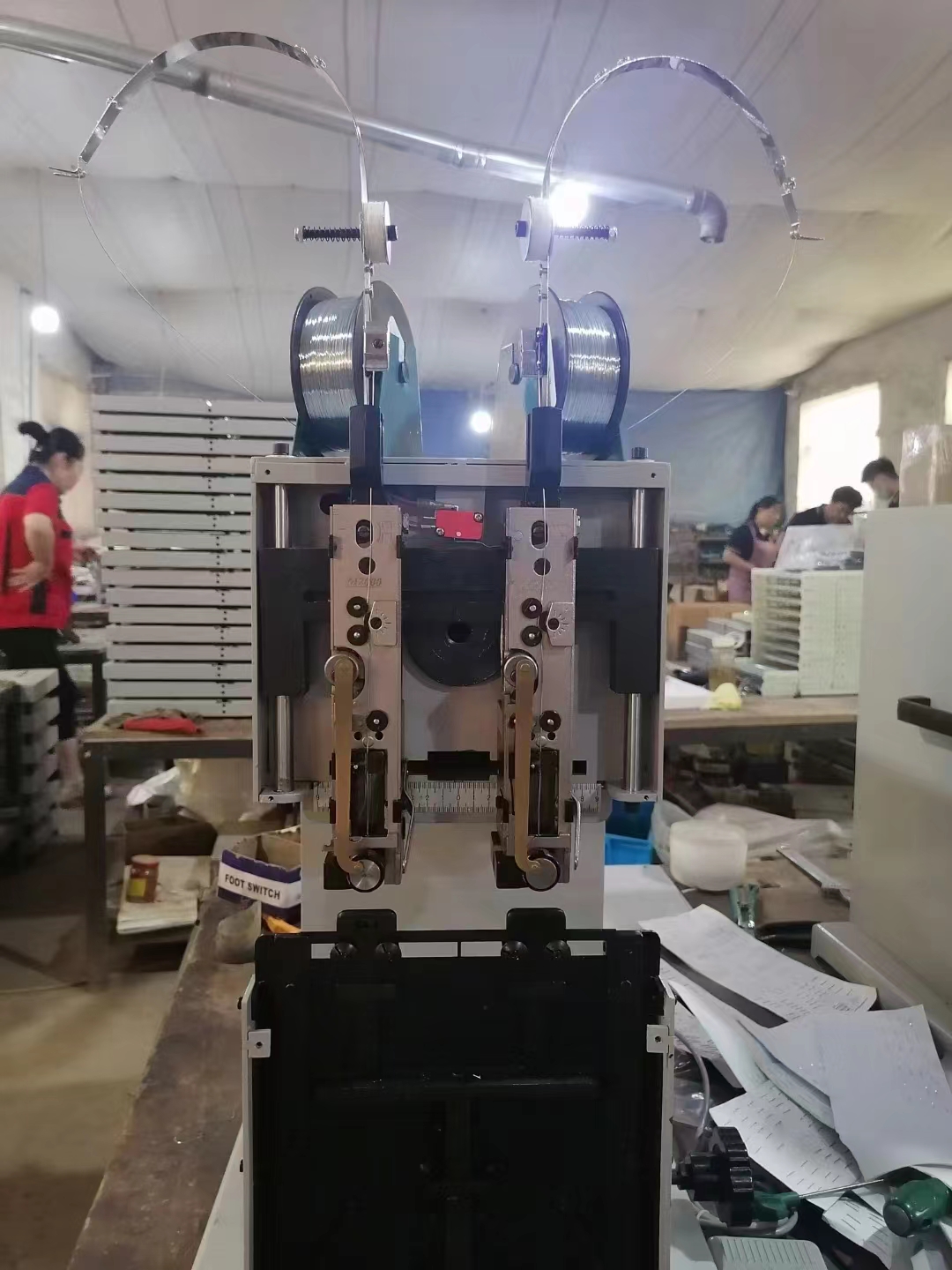 stapling machine 32